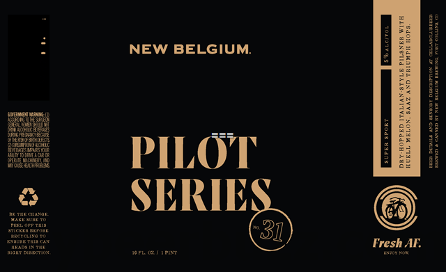 New Belgium Adding L39ION Fat Tire / Pilot Series No 31 Super Sport New Belgium Adding L39ION Fat Tire / Pilot Series No 31 Super Sport