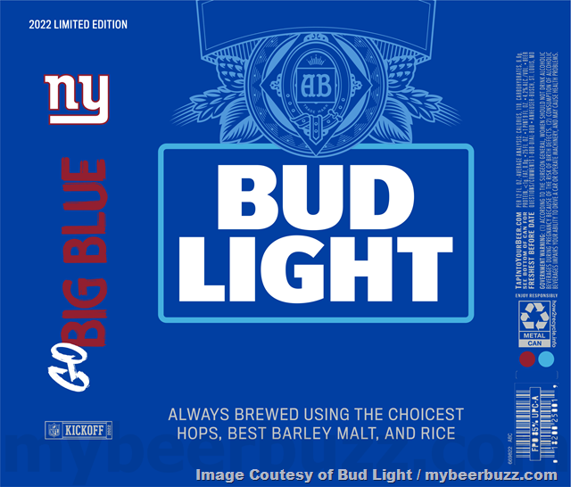 Bud Light Adding 2022 Limited Edition NFL Kickoff Cans Bud Light Adding 2022 Limited Edition NFL Kickoff Cans