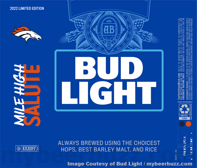 Bud Light Adding 2022 Limited Edition NFL Kickoff Cans Bud Light Adding 2022 Limited Edition NFL Kickoff Cans