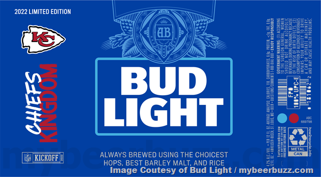 Bud Light Adding 2022 Limited Edition NFL Kickoff Cans Bud Light Adding 2022 Limited Edition NFL Kickoff Cans