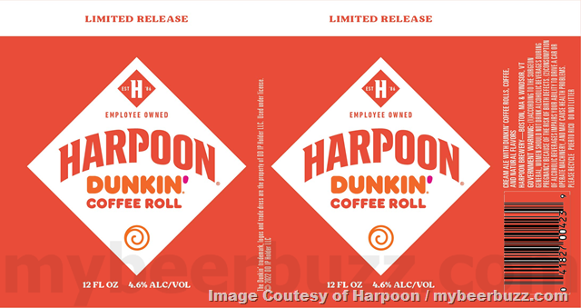 Harpoon & Dunkin’ Teaming Up For Dunkin’ Pumpkin & Dunkin’ Coffee Roll Harpoon & Dunkin’ Teaming Up For Dunkin’ Pumpkin & Dunkin’ Coffee Roll