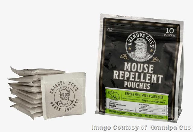 Mybeerbuzz .com Highlights Grandpa Gus’s Mouse Repellent Pouches (Review) Mybeerbuzz .com Highlights Grandpa Gus’s Mouse Repellent Pouches (Review)