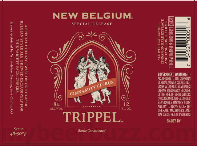 New Belgium Adding The Great Godbey Collaboration & Cinnamon Citrus Trippel New Belgium Adding The Great Godbey Collaboration & Cinnamon Citrus Trippel