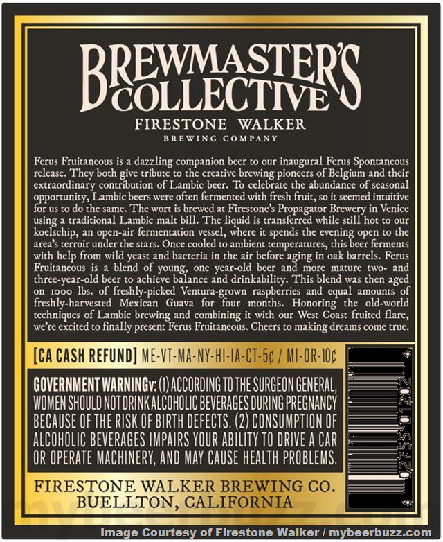 Firestone Walker Barrelworks Ferus Fruitaneous Coming To Brewmaster’s Collective Firestone Walker Barrelworks Ferus Fruitaneous Coming To Brewmaster’s Collective