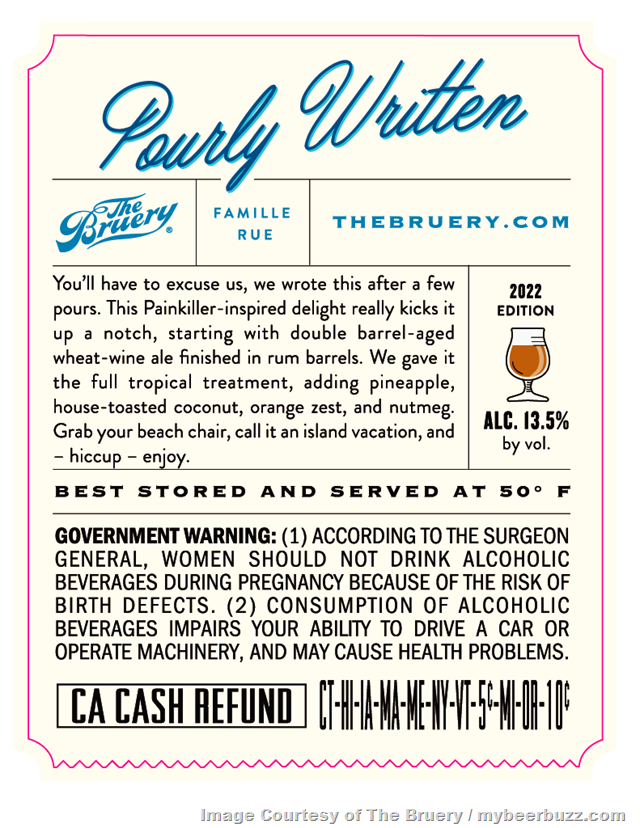 The Bruery Adding Pourly Written, White Chocolate Peanut Butter Cup, Onus On Us, Spontanaheim & All The Cows The Bruery Adding Pourly Written, White Chocolate Peanut Butter Cup, Onus On Us, Spontanaheim & All The Cows