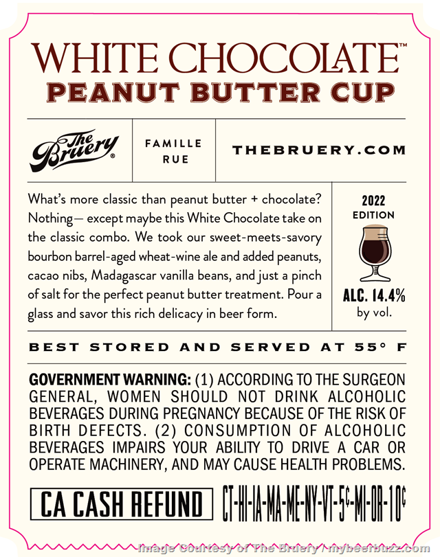 The Bruery Adding Pourly Written, White Chocolate Peanut Butter Cup, Onus On Us, Spontanaheim & All The Cows The Bruery Adding Pourly Written, White Chocolate Peanut Butter Cup, Onus On Us, Spontanaheim & All The Cows
