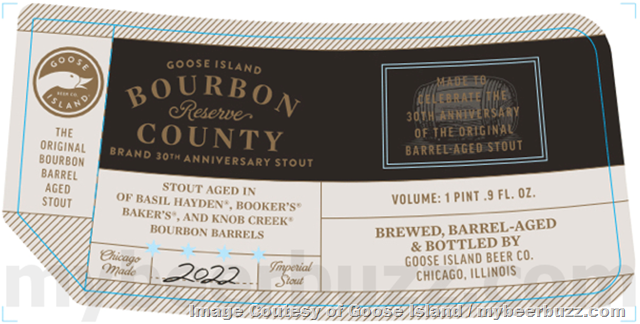Goose Island Reveals Bourbon County Stout 2022 Variants / 30th Triple Barrel Stout / Mellow Corn Stout / 30th Anniversary Stout / 2-Year Barleywine Ale / Original Goose Island Reveals Bourbon County Stout 2022 Variants / 30th Triple Barrel Stout / Mellow Corn Stout / 30th Anniversary Stout / 2-Year Barleywine Ale / Original