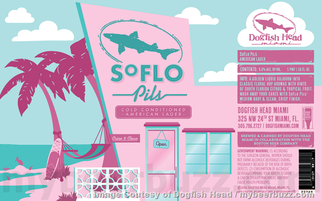 Dogfish Head Miami Adding Hive Revelry & SoFlo Pils / 90-Min IPA Dogfish Head Miami Adding Hive Revelry & SoFlo Pils / 90-Min IPA