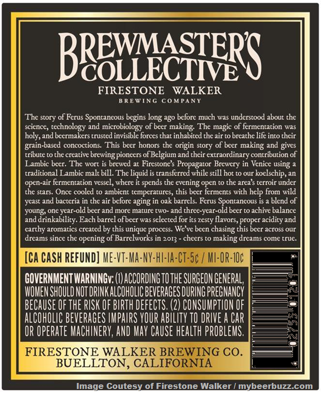 Firestone Walker Adding Mocha Dolce Nitro Stout Cans & Barrelworks Ferus Spontaneous Firestone Walker Adding Mocha Dolce Nitro Stout Cans & Barrelworks Ferus Spontaneous
