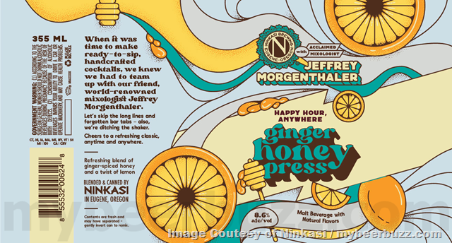 Ninkasi Collaborating On Ginger Honey Sparkler, Ginger Honey Collins & Ginger Honey Ninkasi Collaborating On Ginger Honey Sparkler, Ginger Honey Collins & Ginger Honey