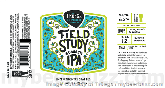 Tröegs Updating Field Study Summer IPA Tröegs Updating Field Study Summer IPA