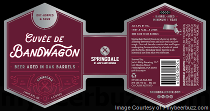 Jack's Abby Springdale Cuvee De Bandwagon Jack's Abby Springdale Cuvee De Bandwagon