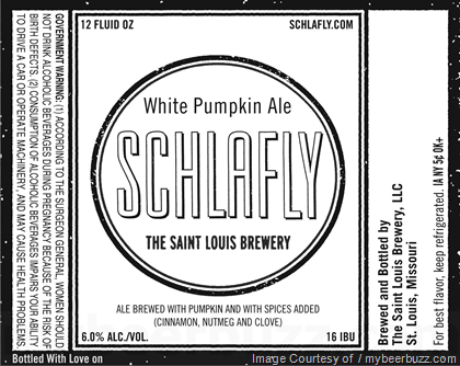 Schlafly White Pumpkin Ale Schlafly White Pumpkin Ale