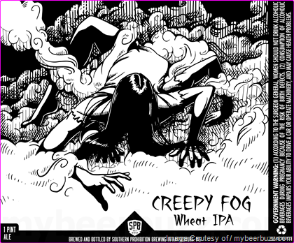 Southern Prohibition Brewing Creepy Frog Wheat IPA Cans Southern Prohibition Brewing Creepy Frog Wheat IPA Cans