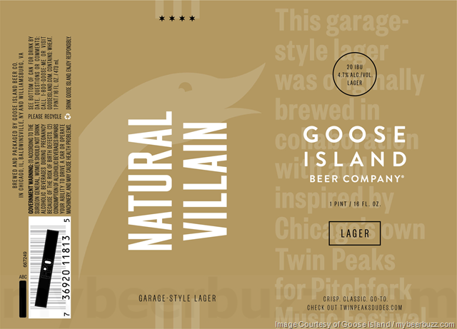 Goose Island Natural Villain Coming To 25oz Cans Goose Island Natural Villain Coming To 25oz Cans