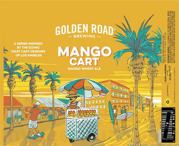 imageGolden Road - Tart Mango Cart Wheat Ale & Pico To Mexico 12oz & 25oz Cans (3.2%-AbV) Golden Road - Tart Mango Cart Wheat Ale & Pico To Mexico 12oz & 25oz Cans (3.2%-AbV)