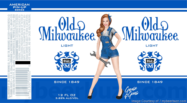 Old Milwaukee, Old Milwaukee NA & Old Milwaukee Light Add New American Pin-Up Packaging Old Milwaukee, Old Milwaukee NA & Old Milwaukee Light Add New American Pin-Up Packaging