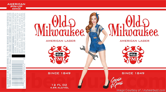 Old Milwaukee, Old Milwaukee NA & Old Milwaukee Light Add New American Pin-Up Packaging Old Milwaukee, Old Milwaukee NA & Old Milwaukee Light Add New American Pin-Up Packaging
