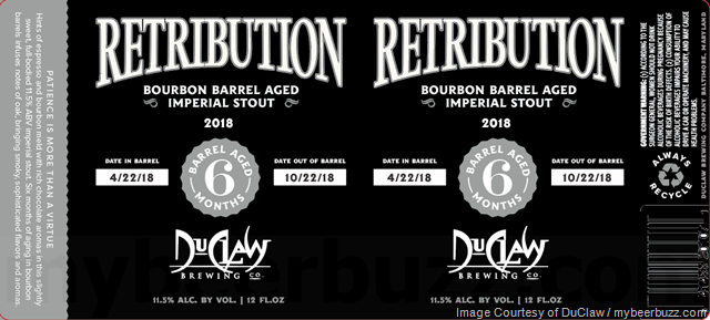 DuClaw - Retribution Apple Brandy & Bourbon Stout DuClaw - Retribution Apple Brandy & Bourbon Stout