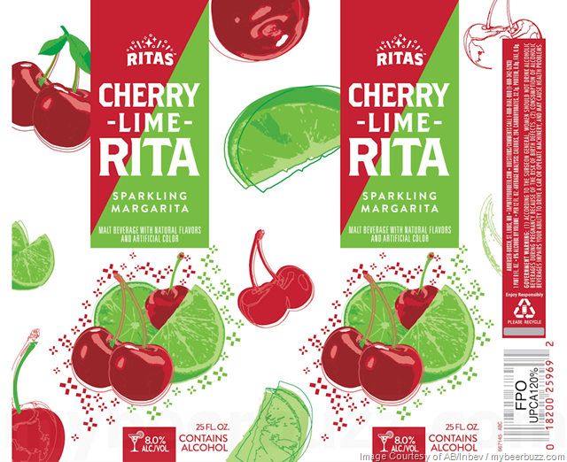 Ritas Cherry Lime Sparkling Margarita Ritas Cherry Lime Sparkling Margarita