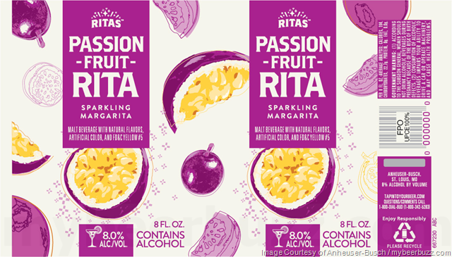 Anheuser-Busch Adding Ritas Sangria Spritz & Passion Fruit Rita Cans Anheuser-Busch Adding Ritas Sangria Spritz & Passion Fruit Rita Cans