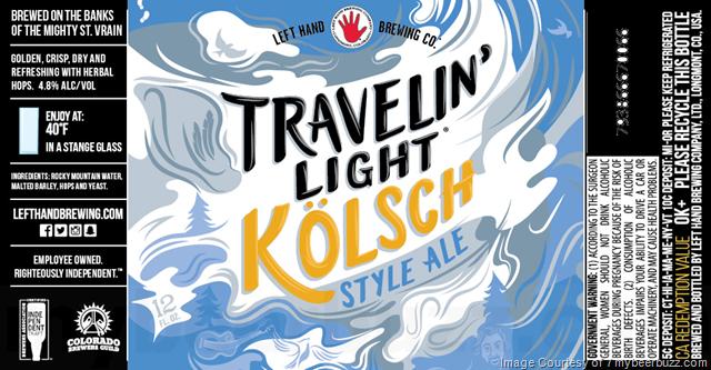 Left Hand - Travelin’ Light Kolsch 12oz Cans Left Hand - Travelin’ Light Kolsch 12oz Cans