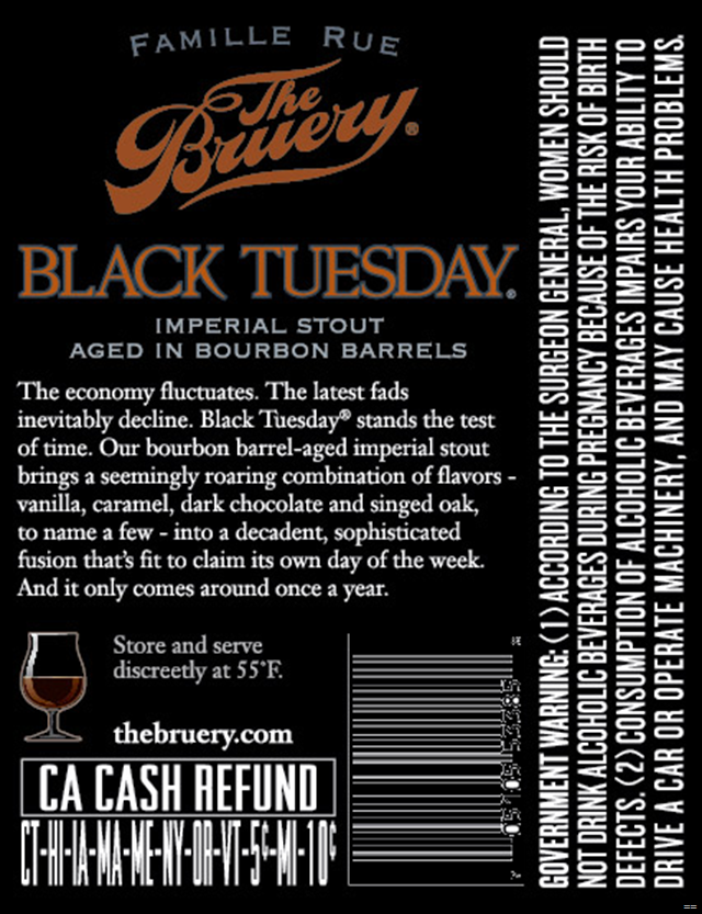 The Bruery - 2018 Black Tuesday Public Ticket Sales Begin 10/30 The Bruery - 2018 Black Tuesday Public Ticket Sales Begin 10/30