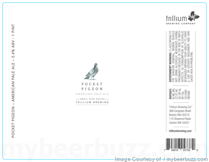 Trillium Pocket Pigeon American Pale Ale Trillium Pocket Pigeon American Pale Ale