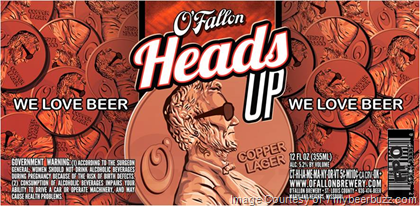 O'Fallon Brewery Heads Up Copper Lager O'Fallon Brewery Heads Up Copper Lager