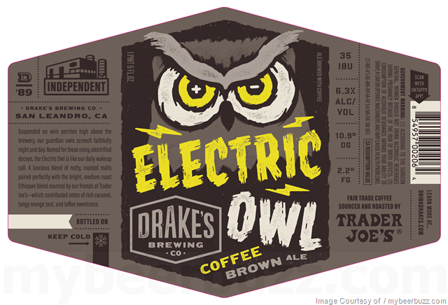 Drake’s Brewing - Electric Owl Coffee Brown Ale Drake’s Brewing - Electric Owl Coffee Brown Ale