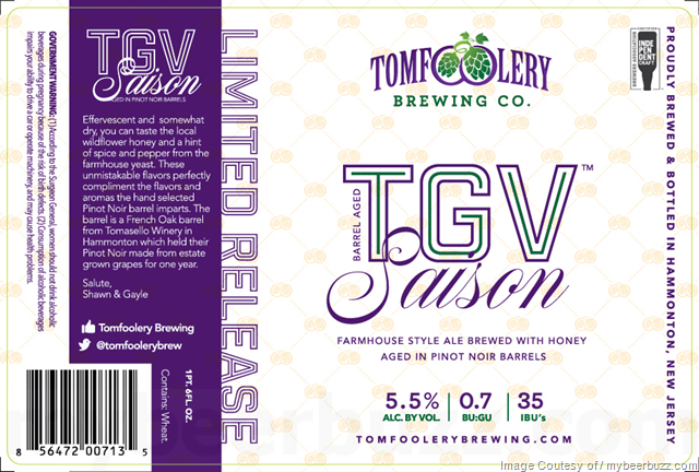 Tomfoolery TGV Saison Tomfoolery TGV Saison