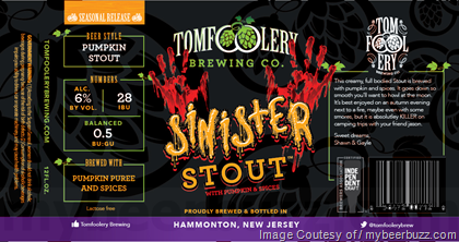 Tomfoolery Brewing Sinister Stout Tomfoolery Brewing Sinister Stout