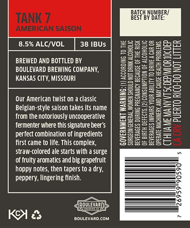 Boulevard Brewing Updates Tank 7 Boulevard Brewing Updates Tank 7