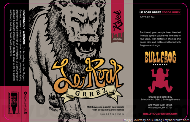 Bullfrog Adding Le Roar Grrrz Cassis, Black Raspberry, Kriek Cocoa & Framboise Cocoa Bullfrog Adding Le Roar Grrrz Cassis, Black Raspberry, Kriek Cocoa & Framboise Cocoa