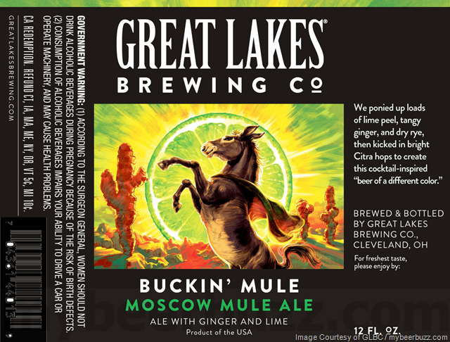 Great lakes Buckin’ Mule 12oz Bottles Great lakes Buckin’ Mule 12oz Bottles