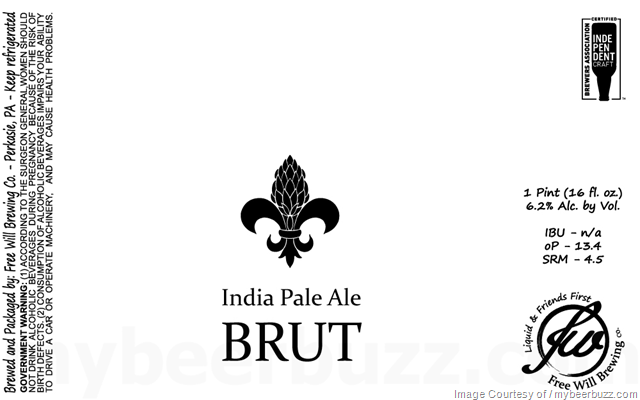 Free Will & Sabatini’s Collaborate On Cloudy With A Chance Of Pepperoni / Brut IPA Free Will & Sabatini’s Collaborate On Cloudy With A Chance Of Pepperoni / Brut IPA