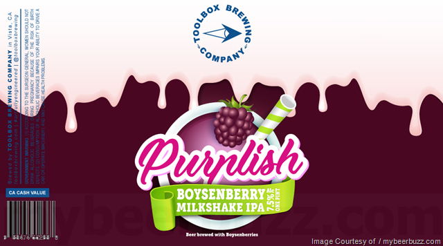 Toolbox Purplish, Mashugana milkshake IPA Toolbox Purplish, Mashugana milkshake IPA