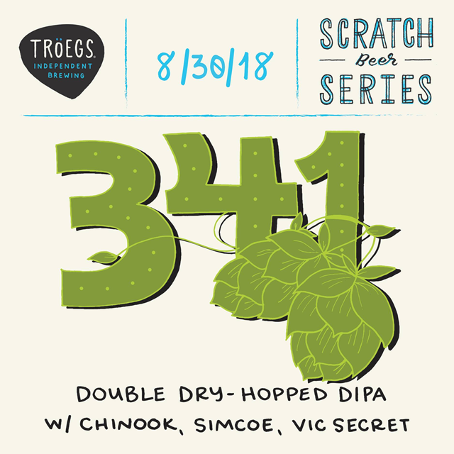 Troegs Adding Scratch 340, 341 & 342 DDH IPAs Troegs Adding Scratch 340, 341 & 342 DDH IPAs