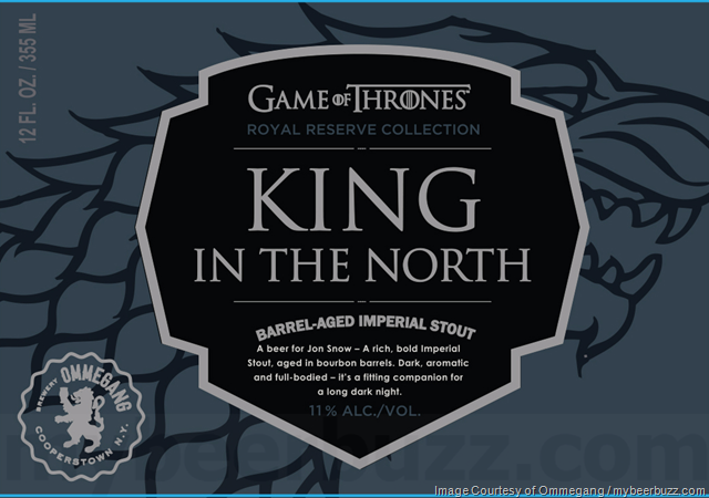 Brewery Ommegang & HBO® Announce King in the North, Final Beer in Game of Thrones®-inspired Royal Reserve Collection Brewery Ommegang & HBO® Announce King in the North, Final Beer in Game of Thrones®-inspired Royal Reserve Collection