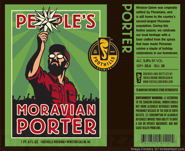 Foothills People's Moravian Porter Foothills People's Moravian Porter
