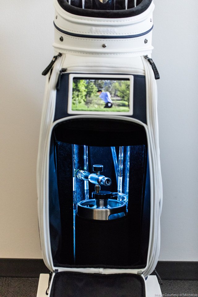 Michelob ULTRA Unveils Its Latest Innovation - the ULTRA Caddie - Designed with a Keg Inside for the Ultimate 19th Hole Experience Michelob ULTRA Unveils Its Latest Innovation - the ULTRA Caddie - Designed with a Keg Inside for the Ultimate 19th Hole Experience