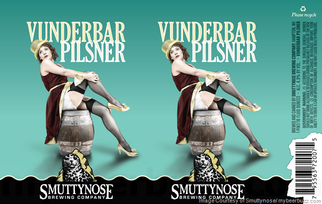 SMuttynose Vunderbar Pilsner 16oz cans SMuttynose Vunderbar Pilsner 16oz cans