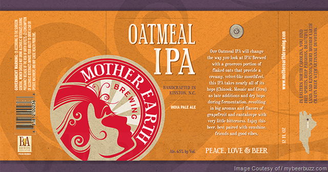 Mother Earth Brewing Oatmeal IPA Mother Earth Brewing Oatmeal IPA