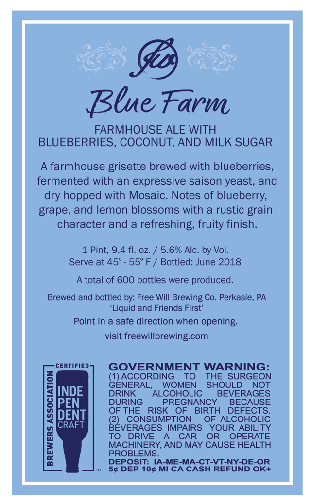 Free Will - Blue Farm 2018 Free Will - Blue Farm 2018