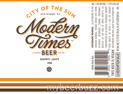 Modern Times Adds 2.5 New Beers 11 image