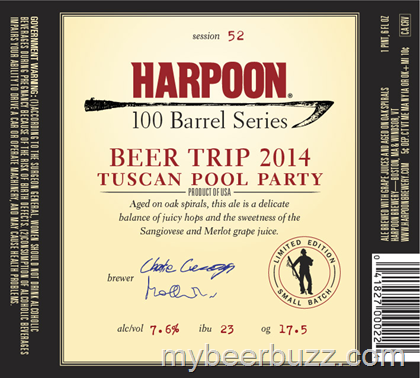 Harpoon Releases 100 Barrel Series Tuscan Pool Party 8 image