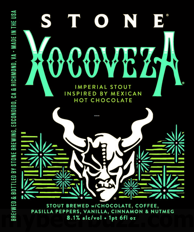 Stone Xocoveza Returning In Cans For 2018 Stone Xocoveza Returning In Cans For 2018