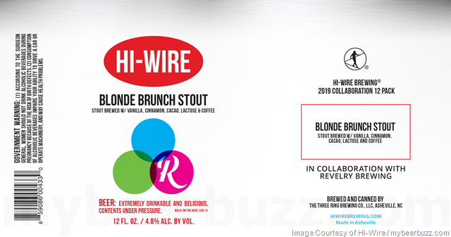 Hi-Wire & Revely Brewing Collaborate On Blonde Brunch Stout Hi-Wire & Revely Brewing Collaborate On Blonde Brunch Stout