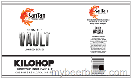 SanTan Brewing Launches 16 oz Canned Craft Beer Vault Series, October, 2014 15 image
