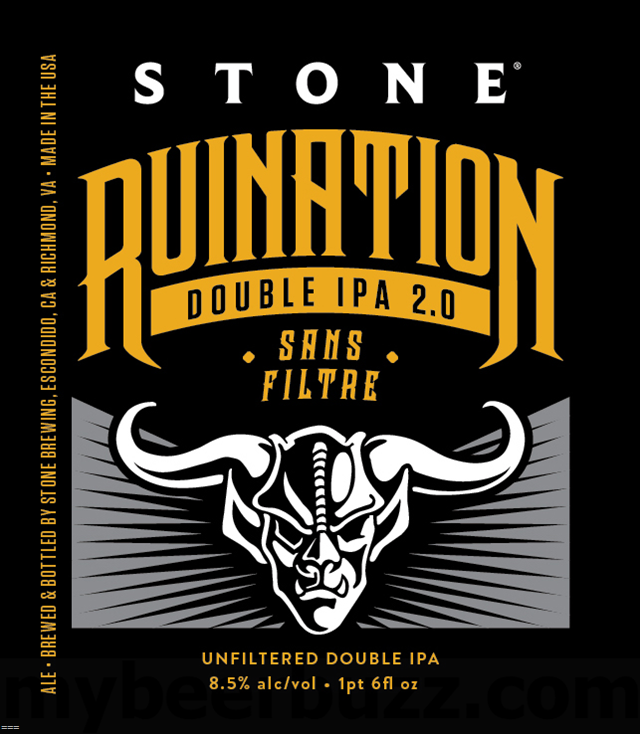 Stone Adding Ruination DIPA 2.0 Sans Filtre & Enter Night Pilsner Stone Adding Ruination DIPA 2.0 Sans Filtre & Enter Night Pilsner